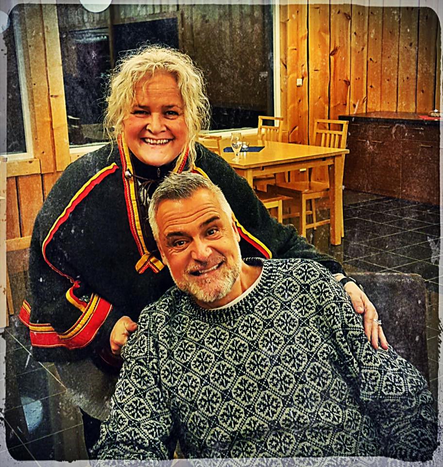 Ernst Kirchsteiger på besök i Lannavaara december 2016